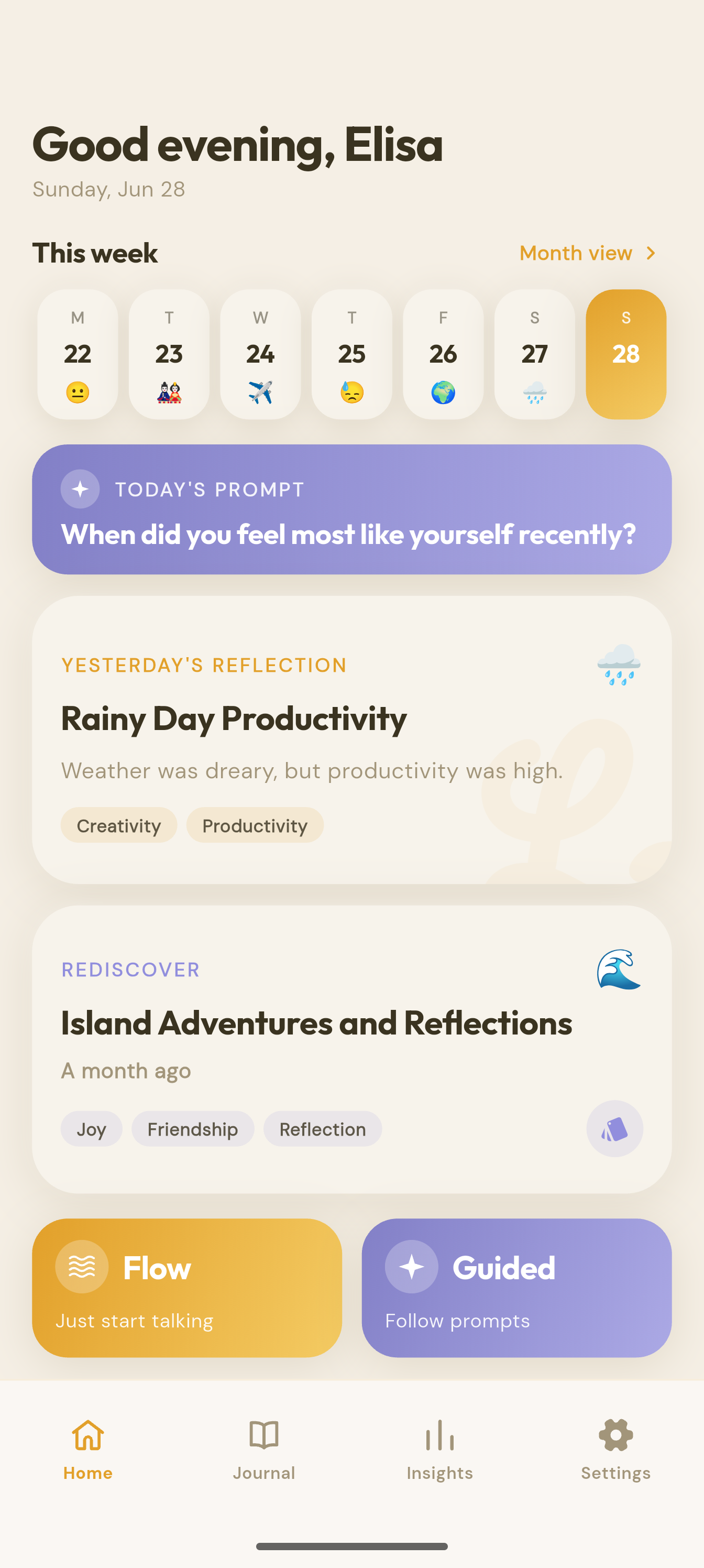 Luna Journal screenshot